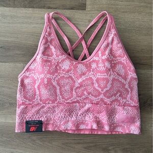 New Balance Sports Bra Womens Size XXL Wireless Racerback Full Coverage- NWT